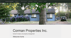 Desktop Screenshot of cormanproperties.com