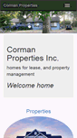 Mobile Screenshot of cormanproperties.com